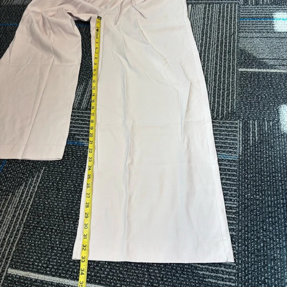 NWT American Tall Relaxed Pull On Pants Small Tall Light Pink Wide Leg - Picture 8 of 11